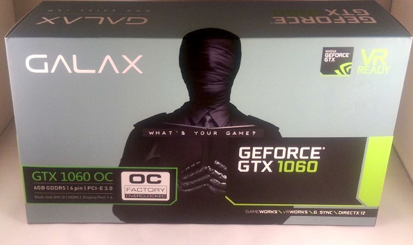 Galax Geforce GTX 1060 OC Box