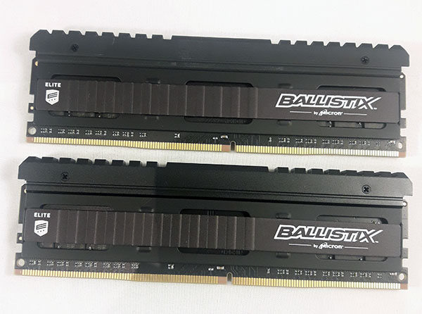 Crucial Ballistic Elite DDR3 3600Mhz