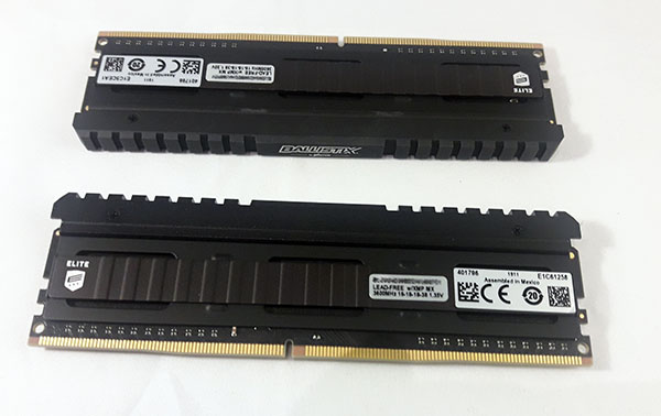 Crucial Ballistic Elite DDR3 3600Mhz