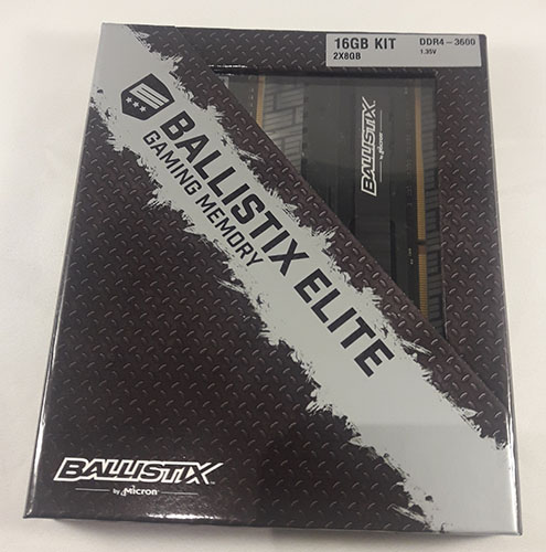 Ballistix Elite DDR4 3600Mhz