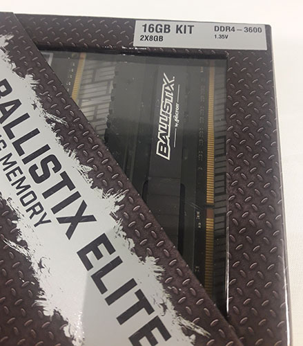 Ballistix Elite DDR4 3600Mhz