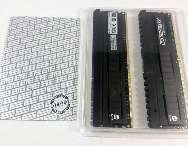 Crucial Ballistic Elite DDR3 3600Mhz