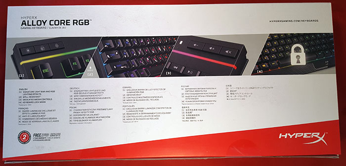 Hyperx Alloy Core RGB