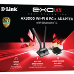 D-Link DWA-X3000 AX3000 Wi-Fi 6 PCIe Adapter