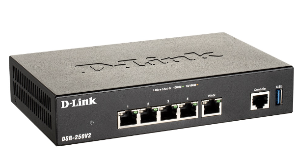 D-Link launches the new DSR-250V2 Unified Services VPN Router